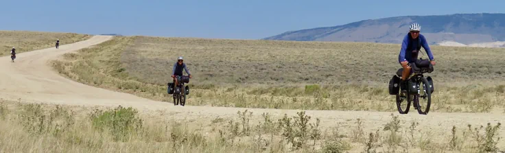 Four cyclers in the Great Basin