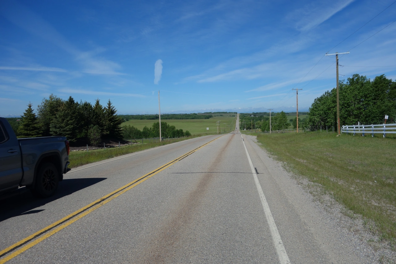 Gerade heisst hier wirklich gerade