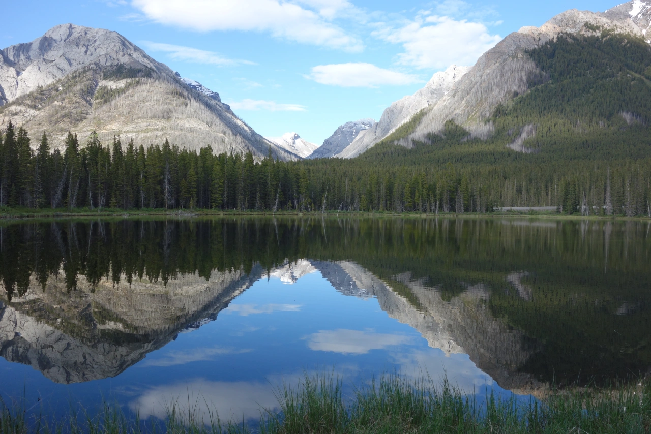 Buller Pond in der Abendsonne